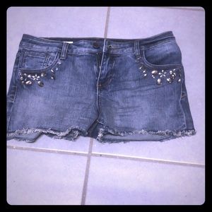 Kut from Kloth Blinged Up Jean Shorts